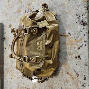 Coach Gold Satchel Handbag
